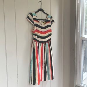 Anthropologie striped dress